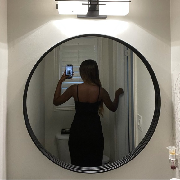 Black midi dress - Picture 2 of 2